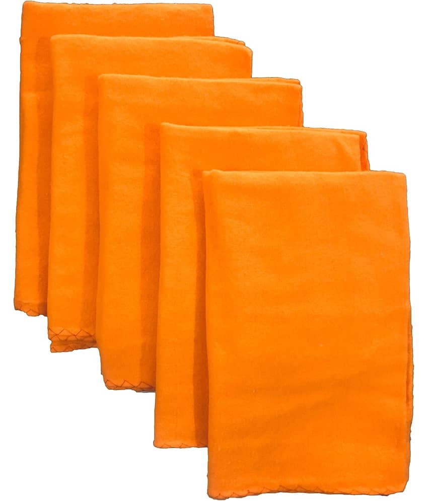 Shop by room - Orange Drying Towel For Automobile ( Pack of 5 )