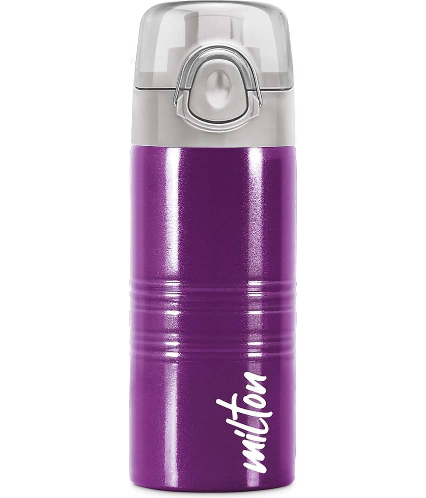 Milton Vogue 500 Stainless Steel Water Bottle, 490 ml, Purple