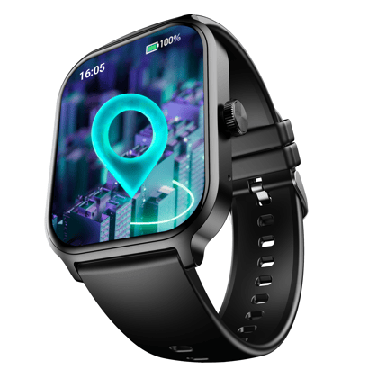boAt Storm Call 3 Plus | Smartwatch with 1.96" HD Display, BT Calling, 700+ Activity Modes, SOS feature, Functional Crown boAt Storm Call 3 Plus | Smartwatch with 1.96" HD Display, BT Calling, 700+ Activity Modes, SOS feature, Functional Crown - Active B