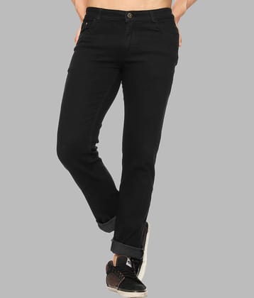 JB JUST BLACK - Black Cotton Blend Regular Fit Men's Jeans ( Pack of 1 )