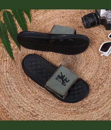 Style Height Green Men's Slide Flip Flop