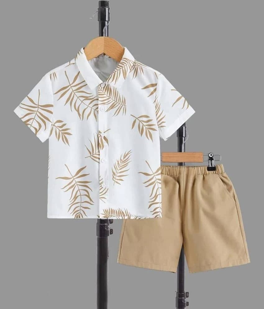 Ocvito Pack of 1 Boys Cotton Blend Shirt & Pants Set ( Multicolor )