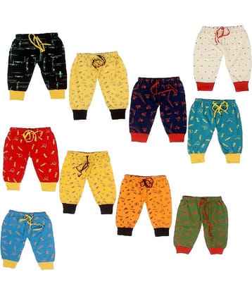 DIAMOND EXPORTER Pack of 10 Baby Boys Hoisery Pyjama ( Multi Color )