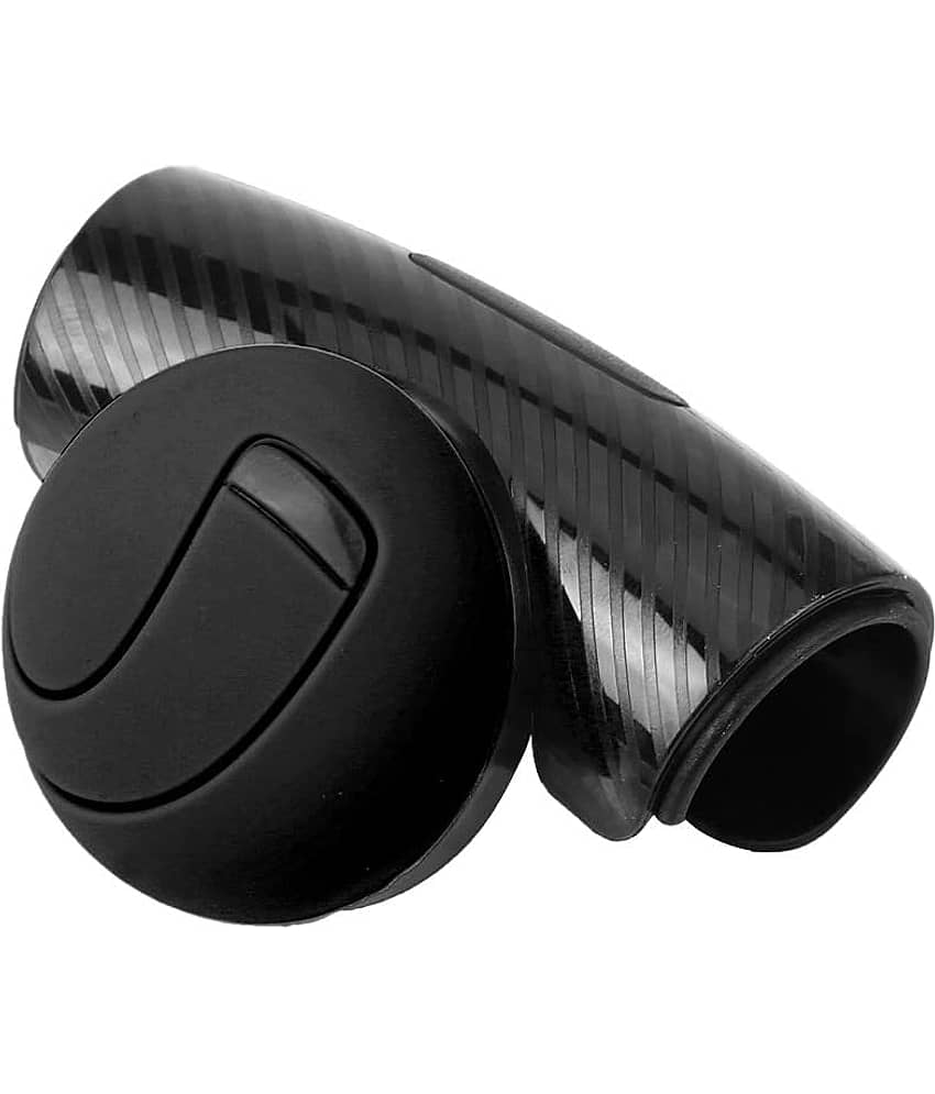 Universal Car Steering Wheel Knob Spinner Power Handle Ball Wheel Booster (Black)