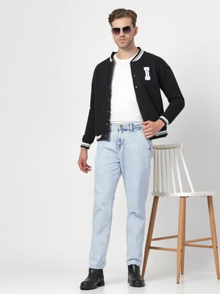Invincible Men's Varsity Jacket-Black / S
