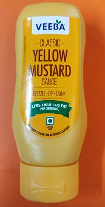 Veeba yellow mustard sauce 320 g