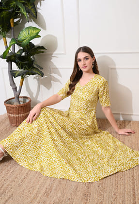 Rooh Garden Dress-S