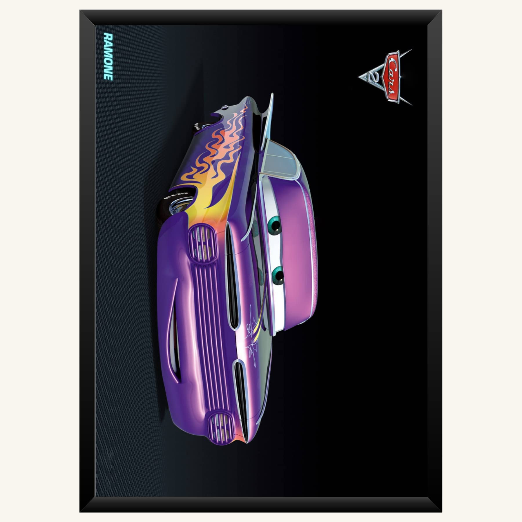 NOKKES Holley Mater Lightning Finn Cars 2 Photo Frame Poster 8X12inch Photo Mate Paper Wall Decoration For Home Office Wall Photo Frame Poster
