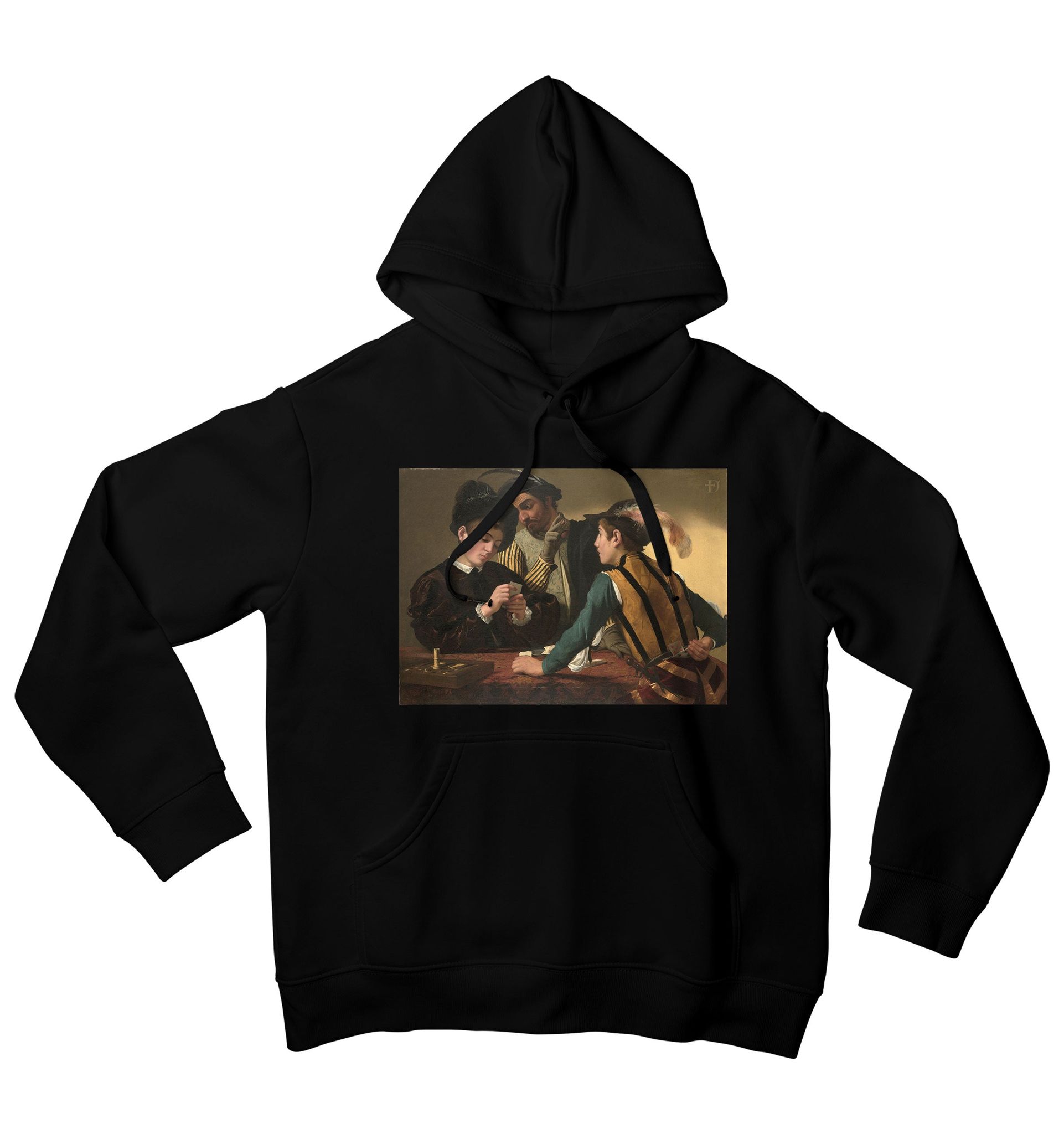The Cardsharps Art Hoodie-40 - S / Black