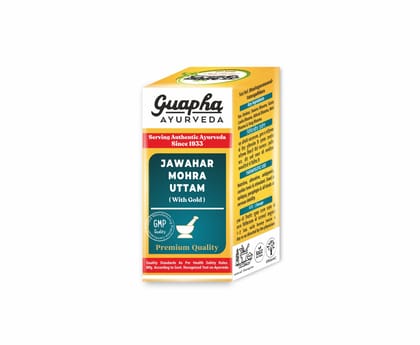 Jawahar Mohra Uttam | Premium Ayurvedic Cardiac & Nervine Tonic-500mg
