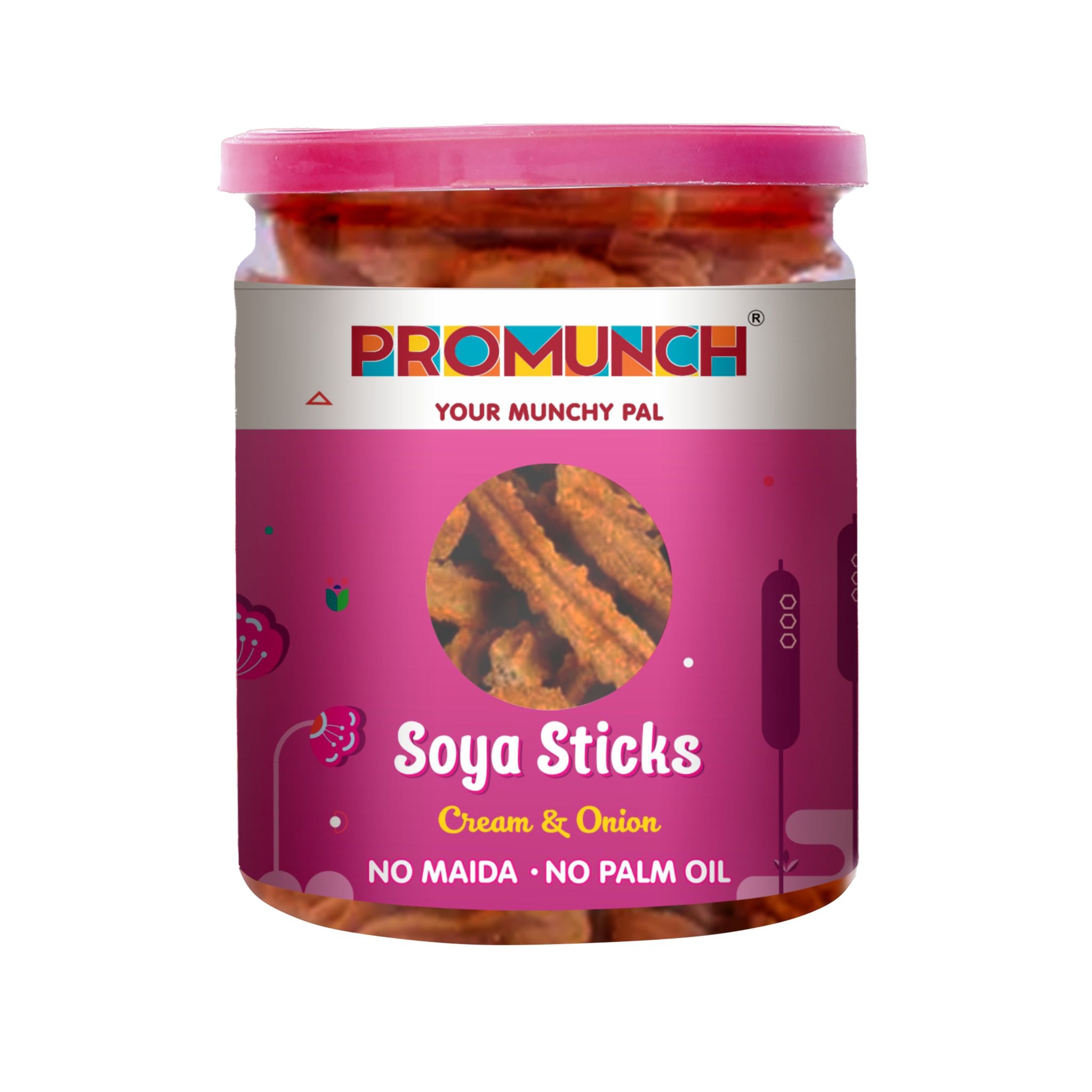 PROMUNCH Soya Sticks - Cream & Onion (80g Each)