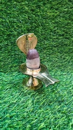 Narmadeshwar Shivling with Pure Brass Stand