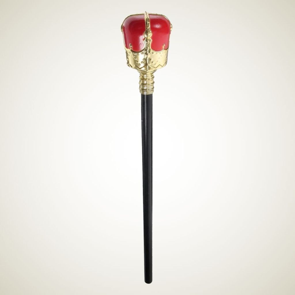King Royal Sceptor Small Red & Gold - 1PC - Party and Festive Needs | Buy online on ZillyBuy