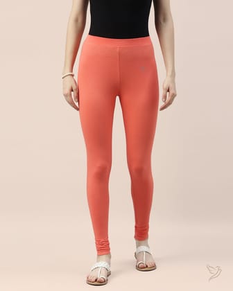 Cotton Churidar Legging - Rasp Berry-S / Rasp Berry