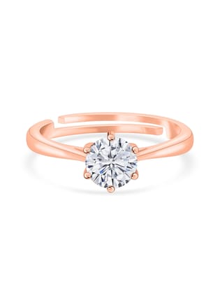 1.5 Carat Adjustable Rose Gold Ring-Adjustable