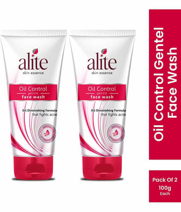 Alite Oil Control Gentle Face Wash with Stearic Acid for Oil Acne Prone Skin 100g ( Pack of 2 )