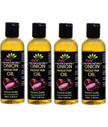 BEJOY Onion Regrowth Oil For Hair Therapy 400 mL Pack of 4