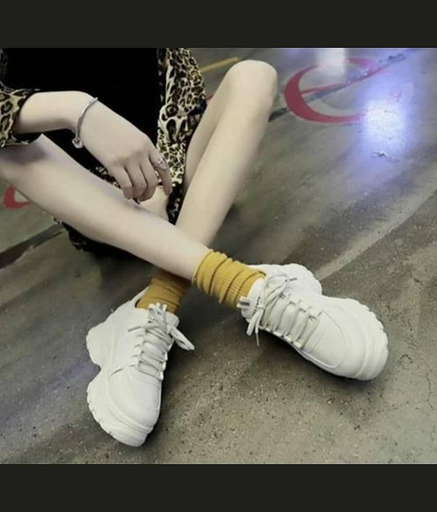 ADISO White Women's Sneakers