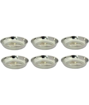 A & H ENTERPRISES 6 Pcs Stainless Steel Dessert Bowl 100 mL