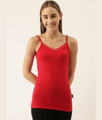 Zebu Semi rayon Camisoles - Red