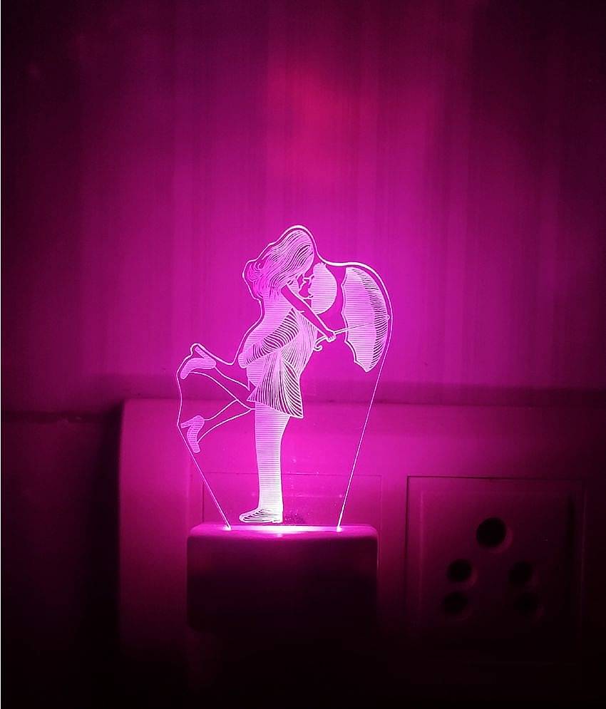DIONA Night Lamp Love You Forever Romantic Couple Valentine Day, Birthday