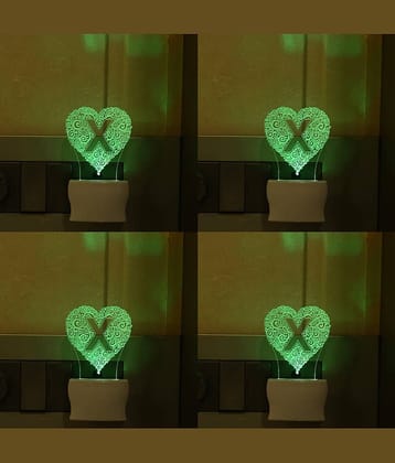 Somil - Multicolor Night Lamp ( Pack of 4 )