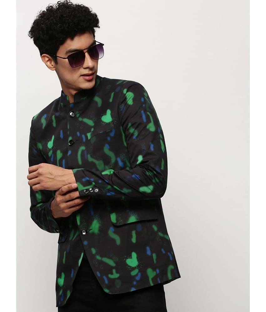 Showoff Cotton Men's Blazer - Black ( Pack of 1 )