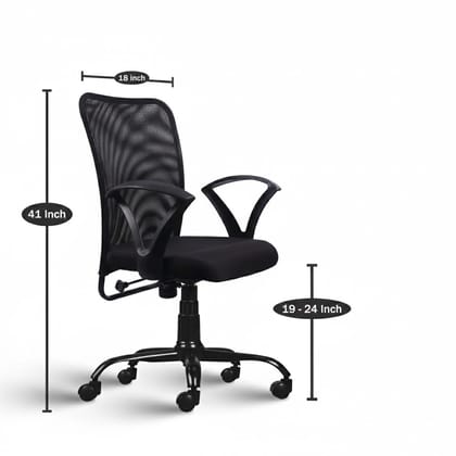ROSE Sigma Mesh Mid-Back Office Chair