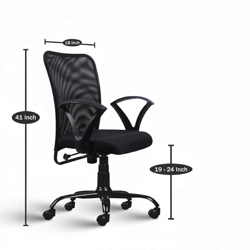ROSE Sigma Mesh Mid-Back Office Chair