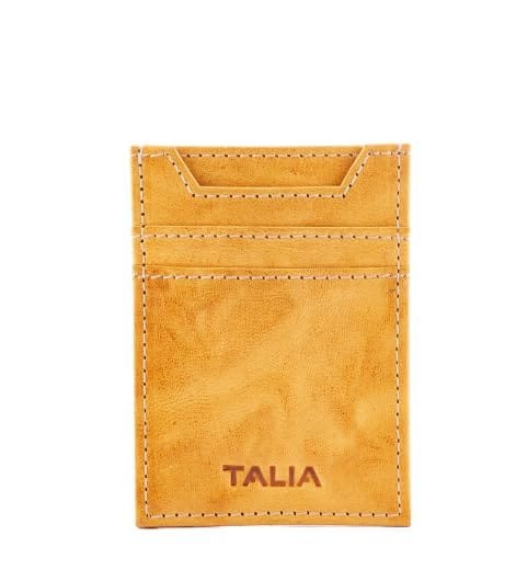 TALIA The Tuscon Vertical Money Clip Card Case