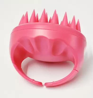Elecsera Shampoo Brush with Soft Silicone Bristles, Anti Dandruff, Exfoliating Scalp Care ()