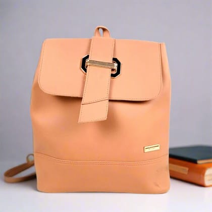 Backpack Bag | Premium PU Leather Casual Backpack | Latest Trendy Pithoo Bags | School & College Bags - For Woman, Girls, Laptop, Office & Gifts - 13 Inch