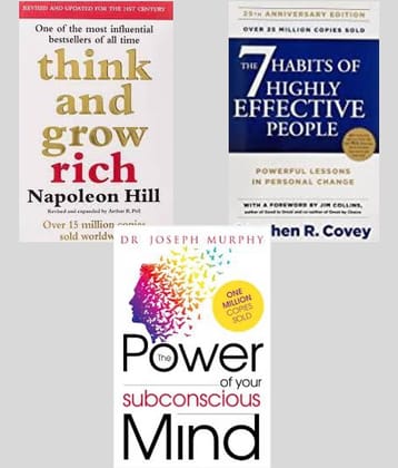 Think And Grow Rich + The 7 Habits of Highly Effective People + The Power of Your Subconscious Mind