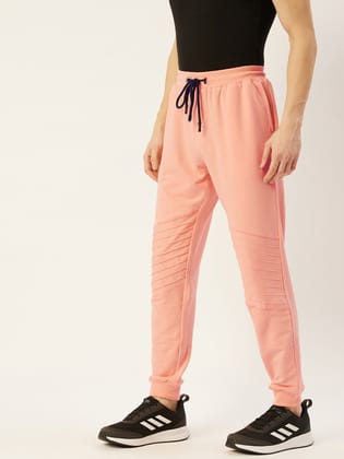 Mens Cotton Rich Lycra Track Pant-M