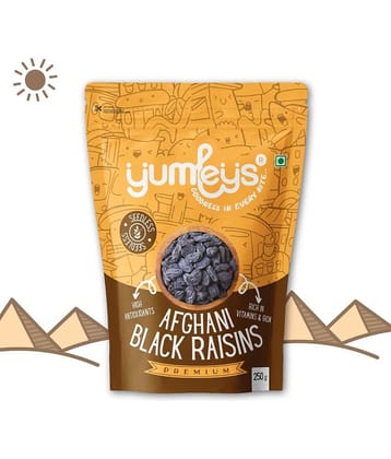 Yumleys Premium Afghani Black Seedless Raisin Kali Kismis 250gm