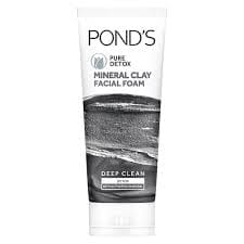 Ponds Pure White Mineral Clay Anti Pollution Purity Face Wash Foam 40 GRAM