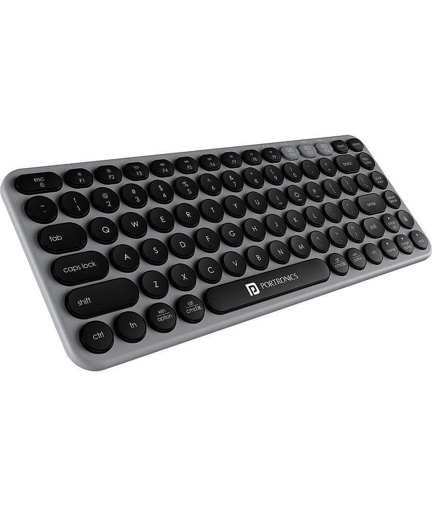 Portronics Black Bluetooth Desktop Keyboard
