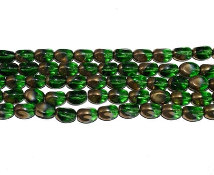 Lustre Designer Glass Beads For Jewellery Making. (13X9 MM) , LGB-011-1 String 23 Piece / 13X9 MM