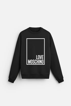 Iconic Logo Moschino Womens Sweatshirts-M