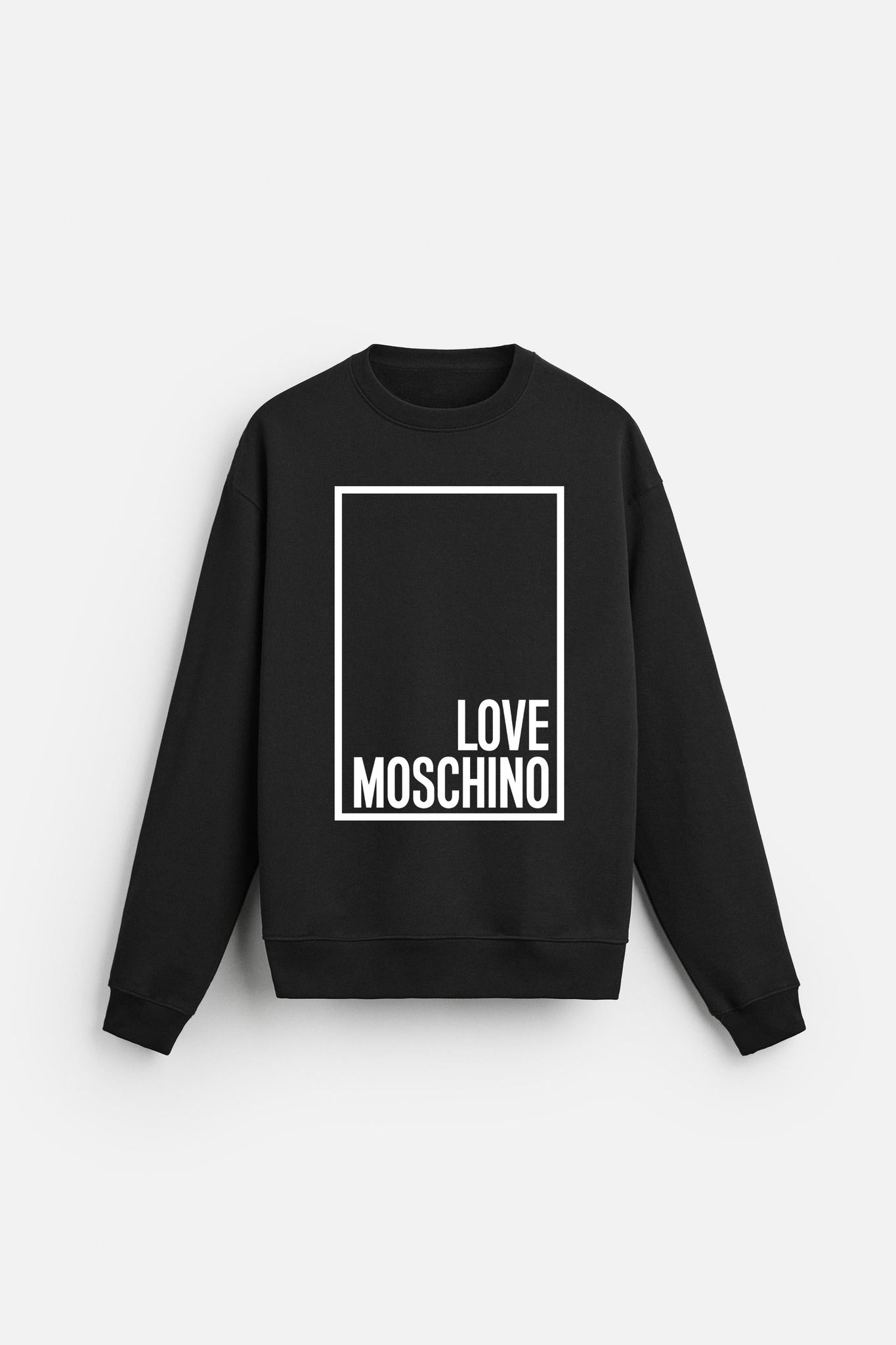 Iconic Logo Moschino Mens Sweatshirts-XL