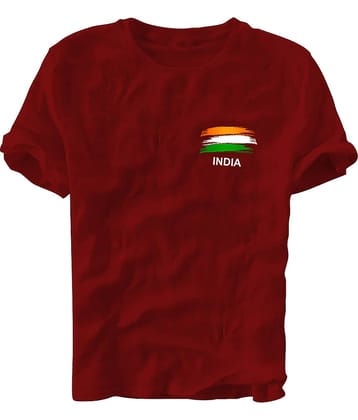 fashion and youth Pack of 1 Cotton Blend Relaxed Fit Men's T-Shirt ( Black )