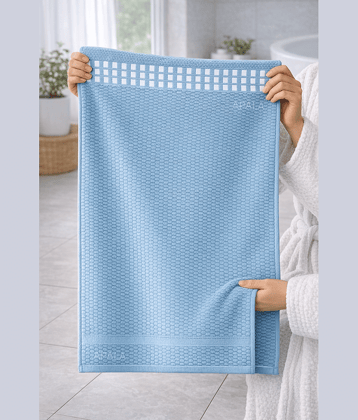 Apala Pack of 1 Cotton 500 -GSM Bath Towel ( Light Blue )
