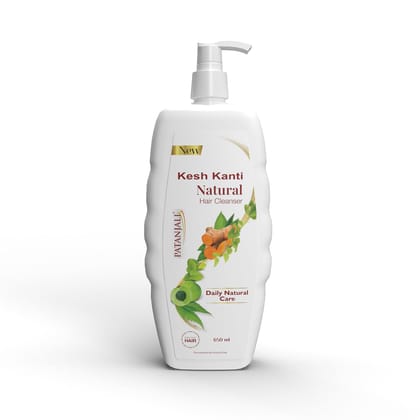 Patanjali Kesh Kanti Hair Cleanser Natural Shampoo, Herbal Care for Healthy Hair, Suitable for All Hair Types (650 Ml) Patanjali Kesh Kanti Hair Cleanser Natural Shampoo, Herbal Care for Healthy Hair, Suitable for All Hair Types (650 Ml) - Multicolored /