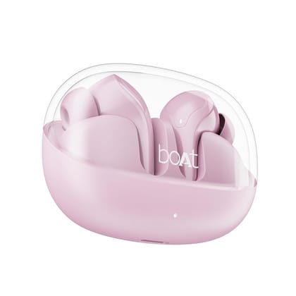 boAt Airdopes 311 Pro, 50H Battery, Fast Charge, Dual Mics ENx Tech, Transparent LID