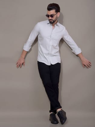 Grey Modal Shirt-S / Grey