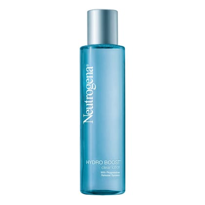 Neutrogena Hydro Boost Clear Lotion (Hydrating Toner) | With Water, Glycerin, Glycereth - 26, Sodium Benzoate, Panthenol and Olive Leaf Extract, Pack of 1, 150 ml