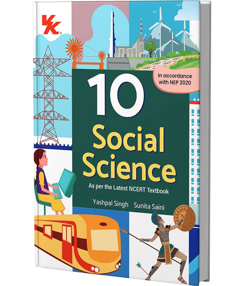 Social Science Book for Class 10 | CBSE (NCERT Solved) | NEP |  Examination 2025-26 | by VK Global Publications
