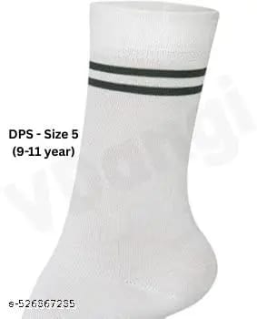 Delhi Public School (DPS) Lycra cotton Socks - Pack of 1 (9-11 Year)
