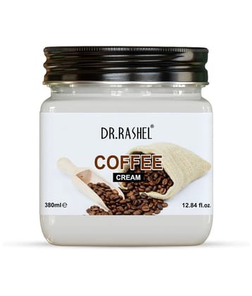 DR.RASHEL Coffee Face & Body Cream for Moisturization (380 ml) | Pack of 1