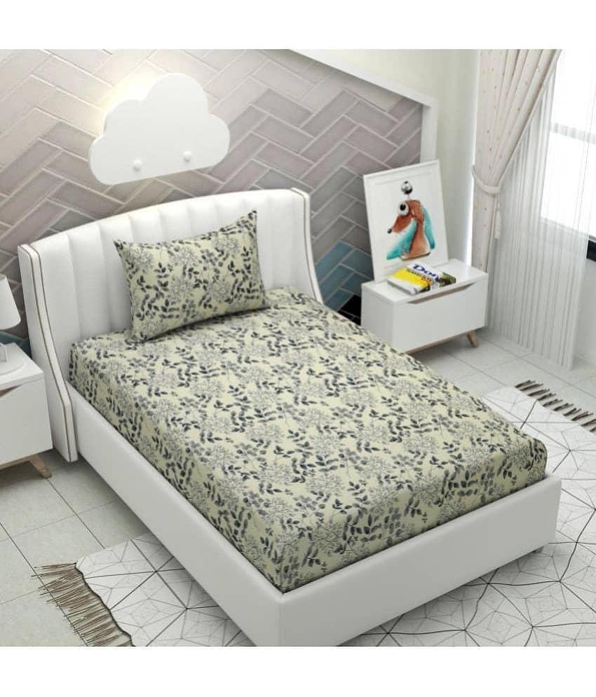 Apala Microfiber Single Bedsheet ( Cream )